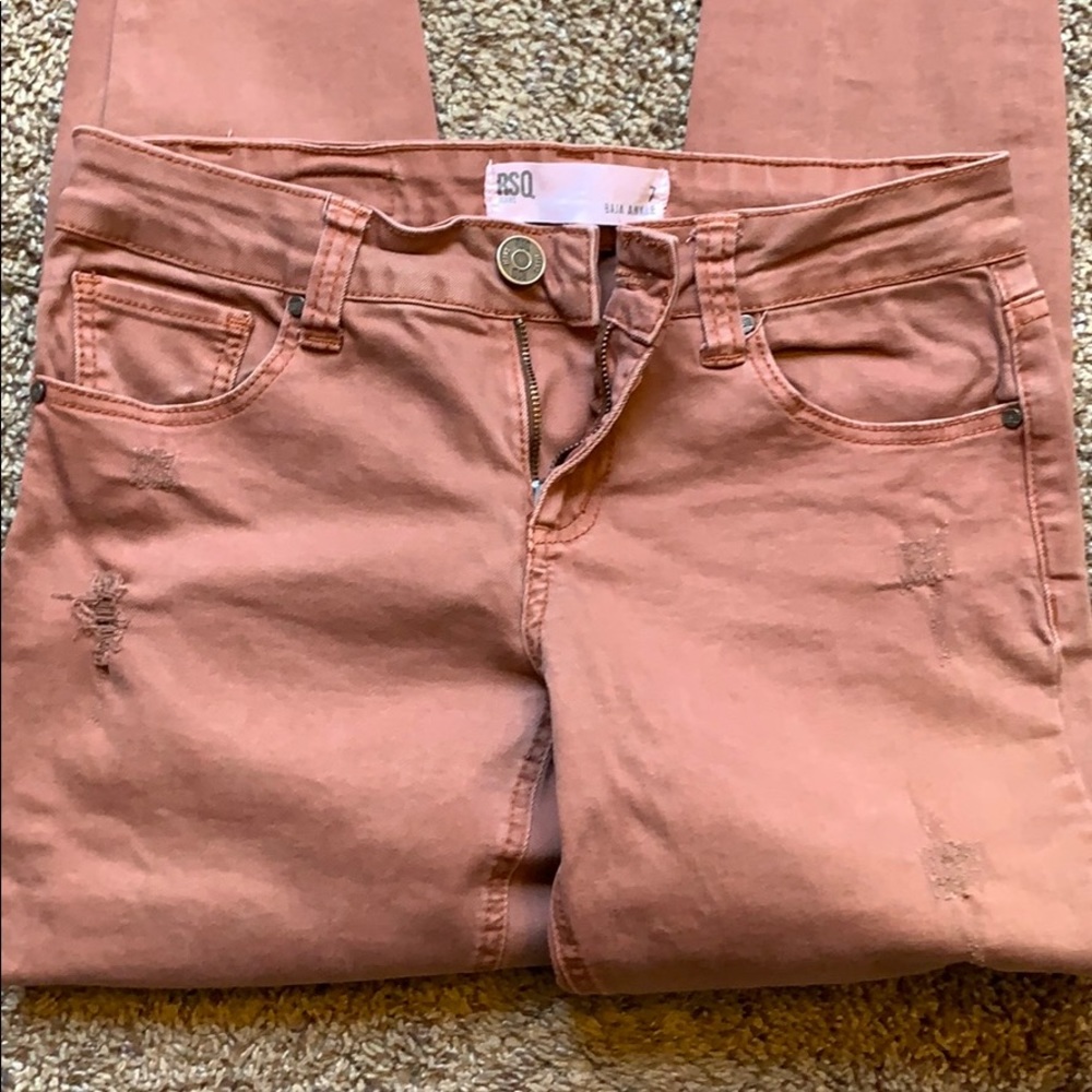 RSQ Jeans. Size 7. Rose colored.